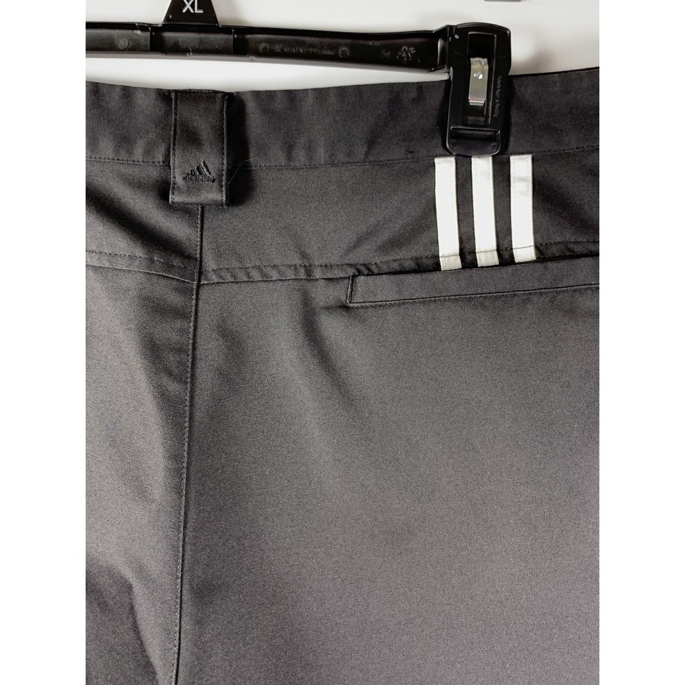 Adidas ClimaLite Golf Pants Mens 36x32 Black Stretch Performance Flat Front - Picture 9 of 16